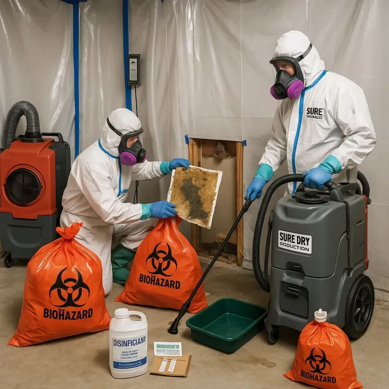Contaminated Water Handling Protocols process in Mogadore, OH
